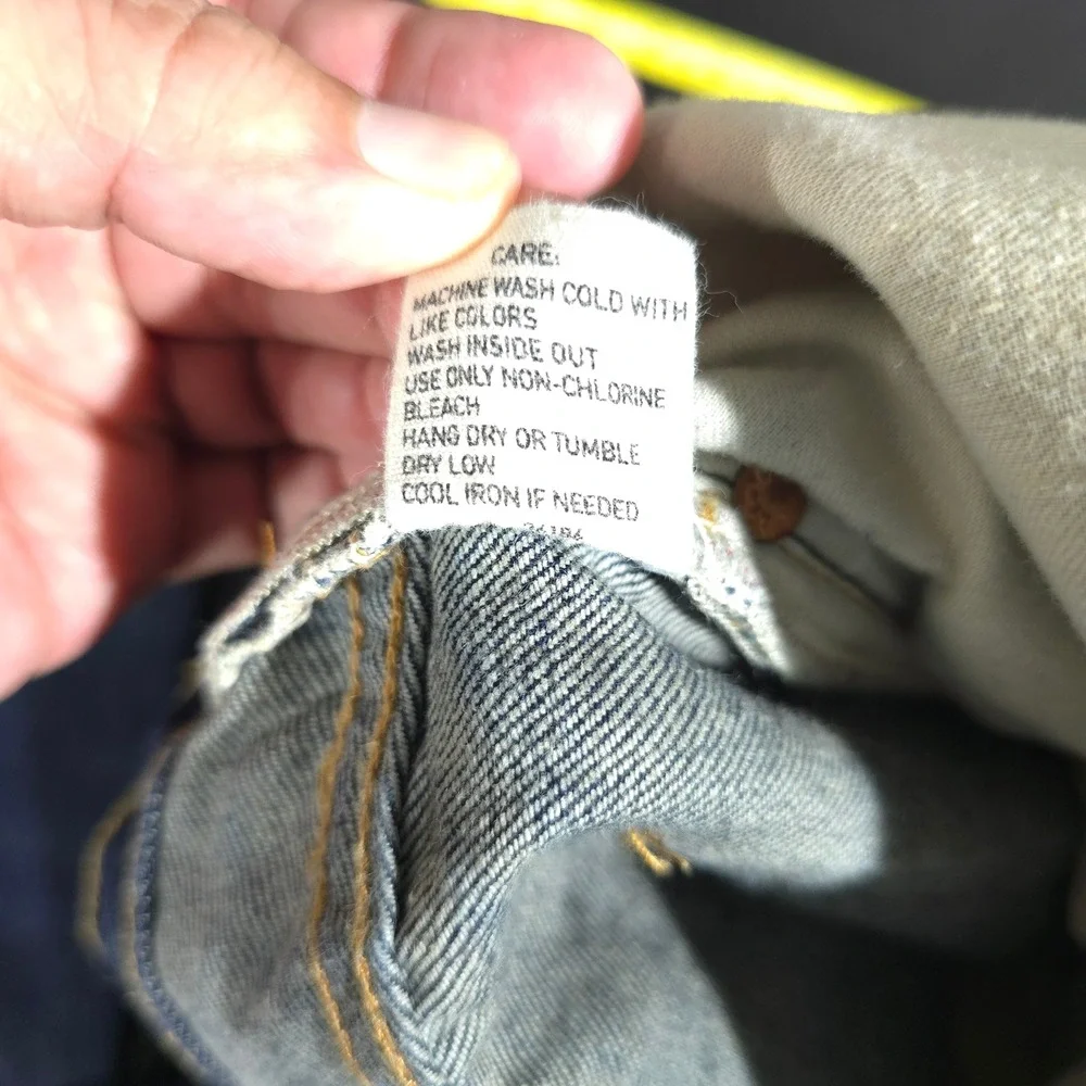 Polo Ralph Lauren Jeans Mens 42x34 Blue Authentic Dungarees Straight Leg Denim‎